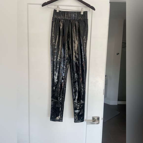 Women’s small patent leather black Janessa leggings by Egreis NWOT - Picture 8 of 8